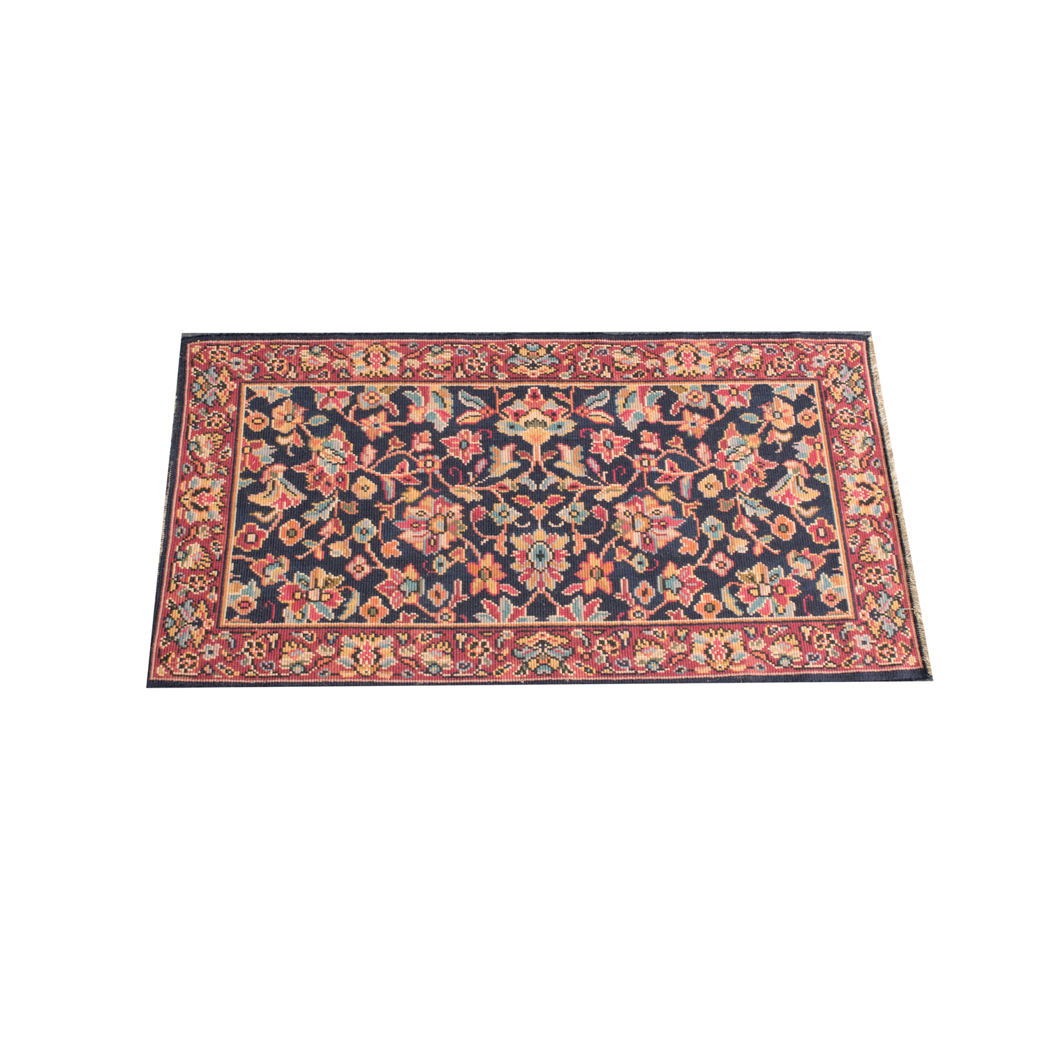 Flat Weave Persian Accent Rug