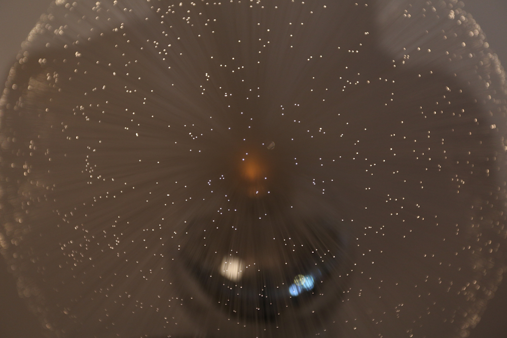 Fantasia Sunburst 4000 Fiber Optic Rotating Lamp