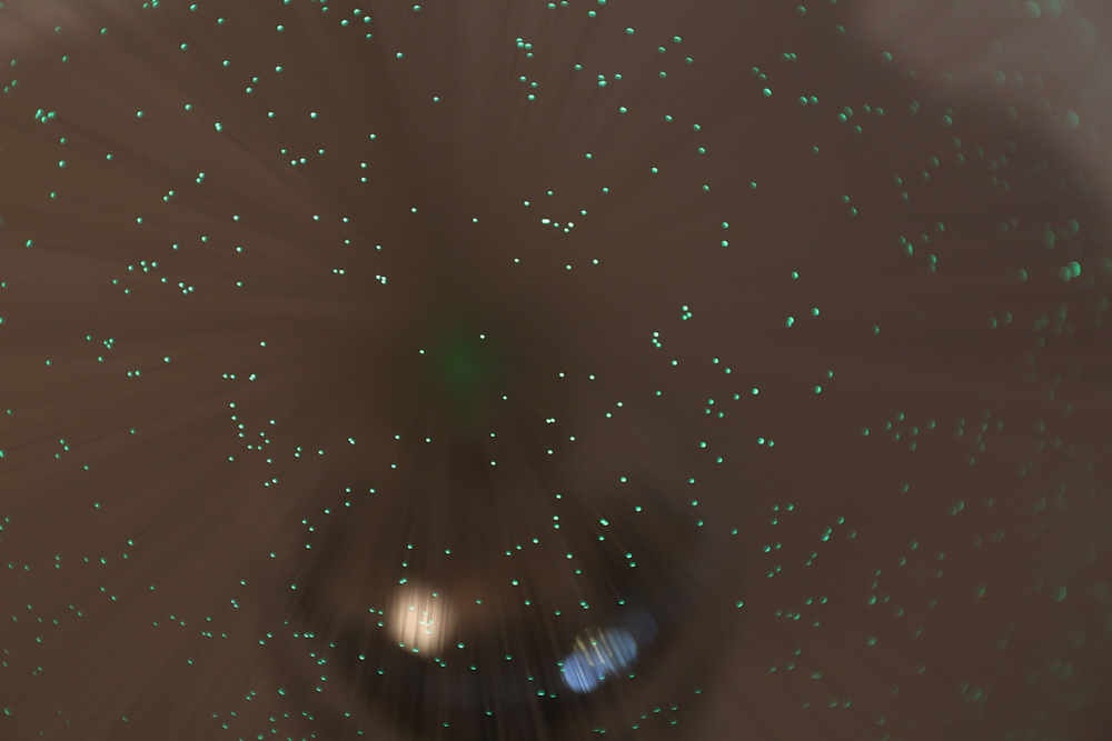 Fantasia Sunburst 4000 Fiber Optic Rotating Lamp