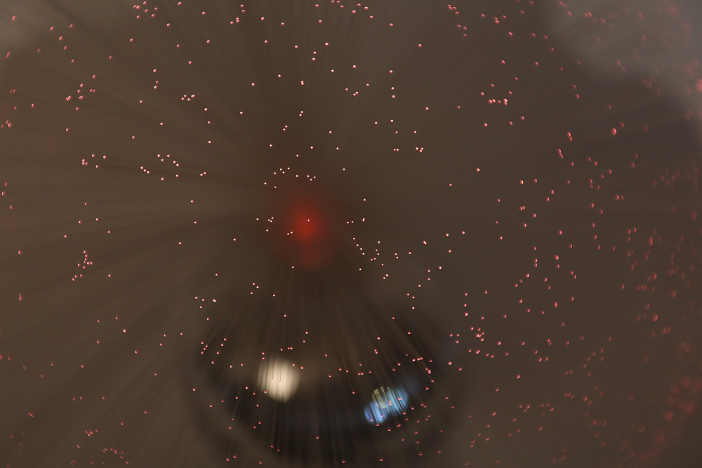 Fantasia Sunburst 4000 Fiber Optic Rotating Lamp