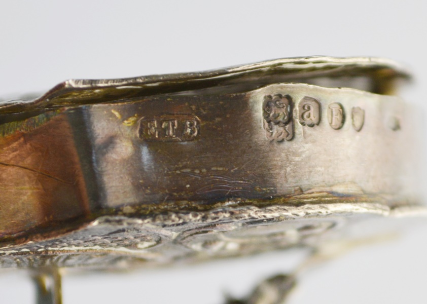 1896 Sterling Miniature Violin by Edwin Thompson Bryant