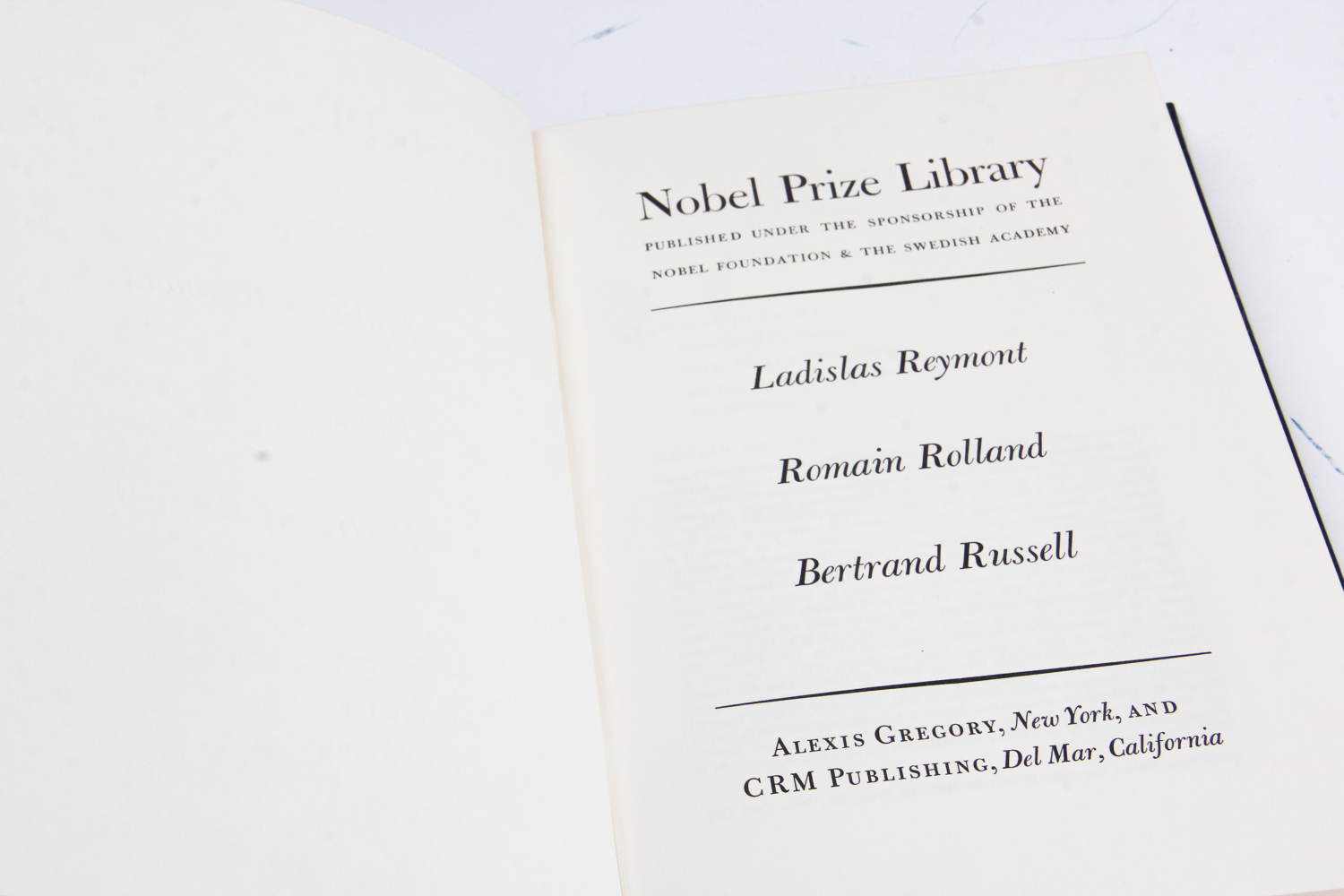 Collection of Nobel Prize Library Books