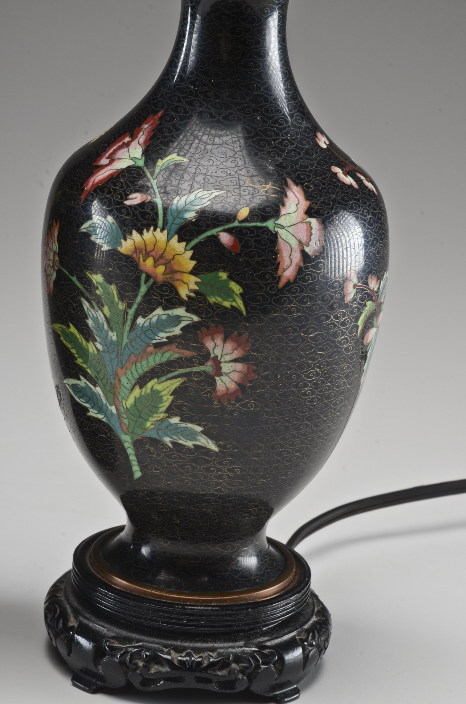 Vintage Cloisonné Table Lamps