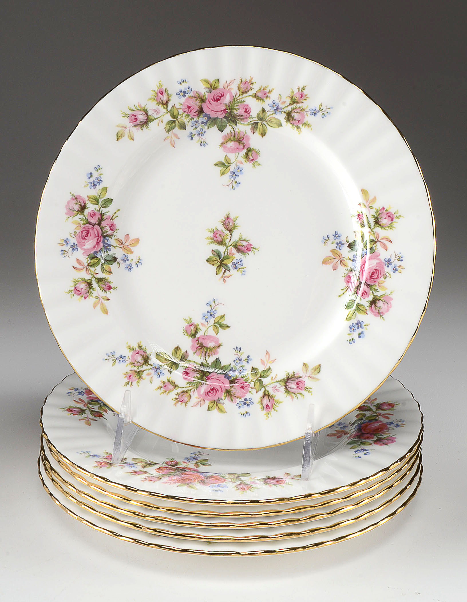 Royal Albert "Moss Rose" Tea Set