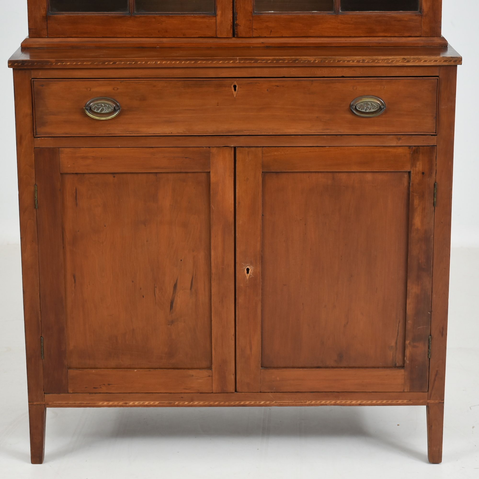 Early 19th Century Cherry Step-Back Cabinet