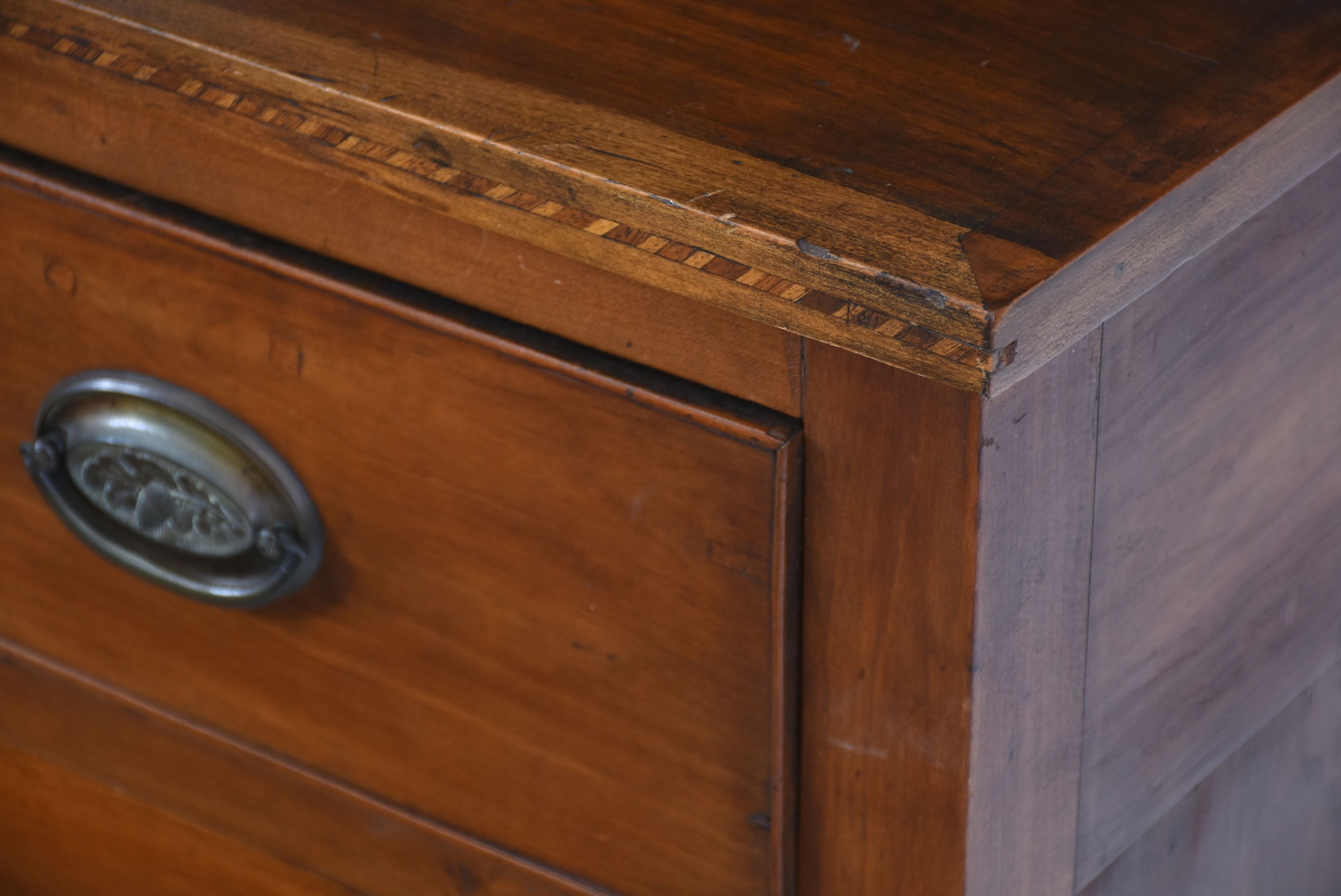 Early 19th Century Cherry Step-Back Cabinet