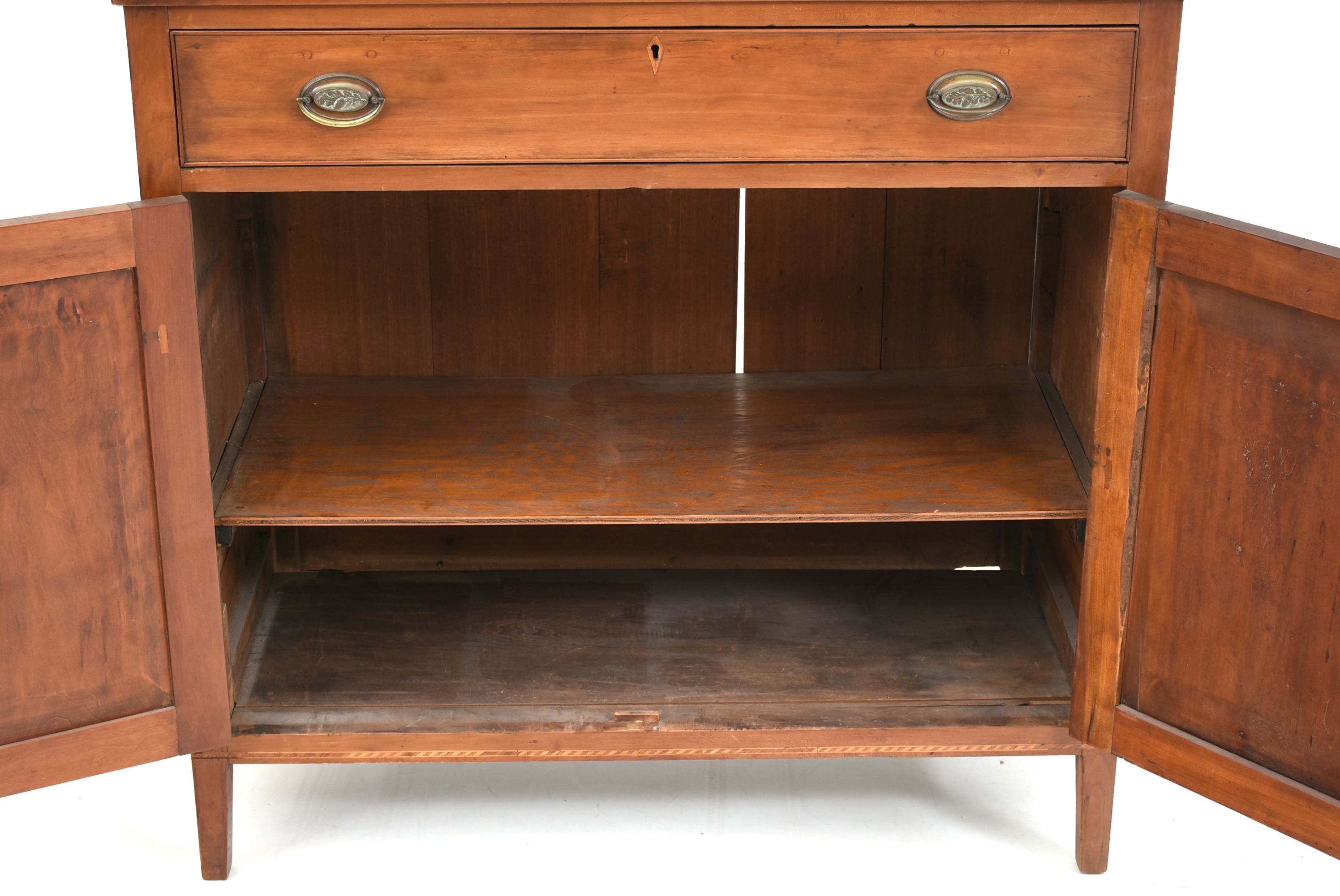 Early 19th Century Cherry Step-Back Cabinet