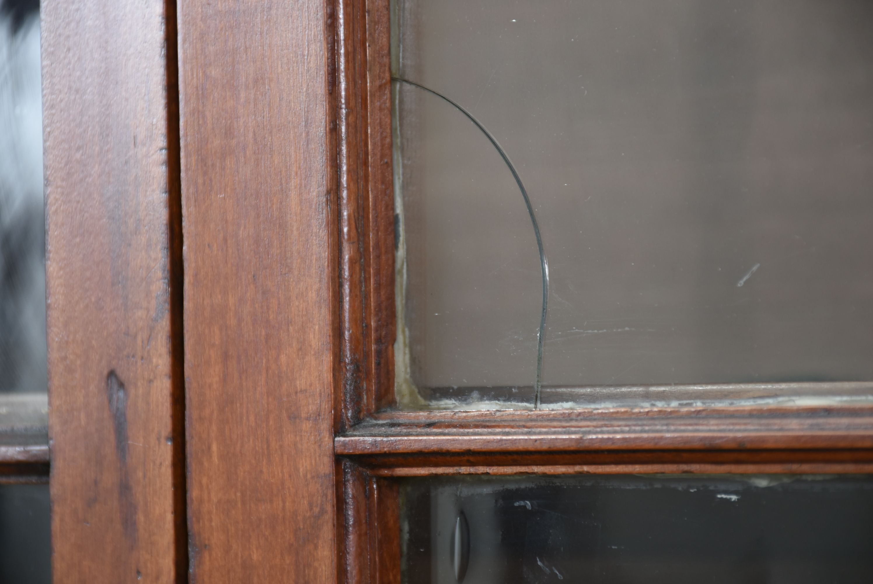 Early 19th Century Cherry Step-Back Cabinet