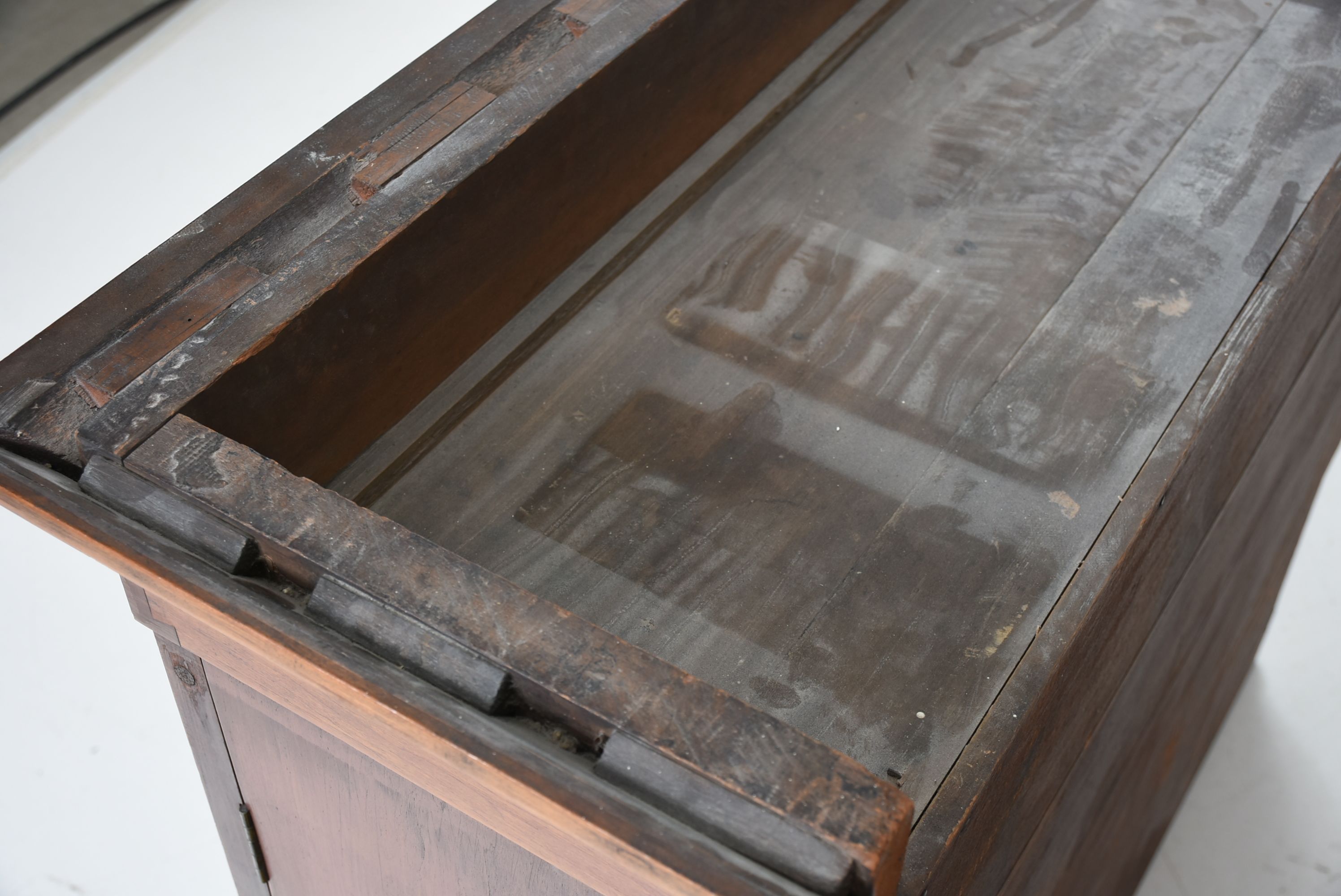 Early 19th Century Cherry Step-Back Cabinet