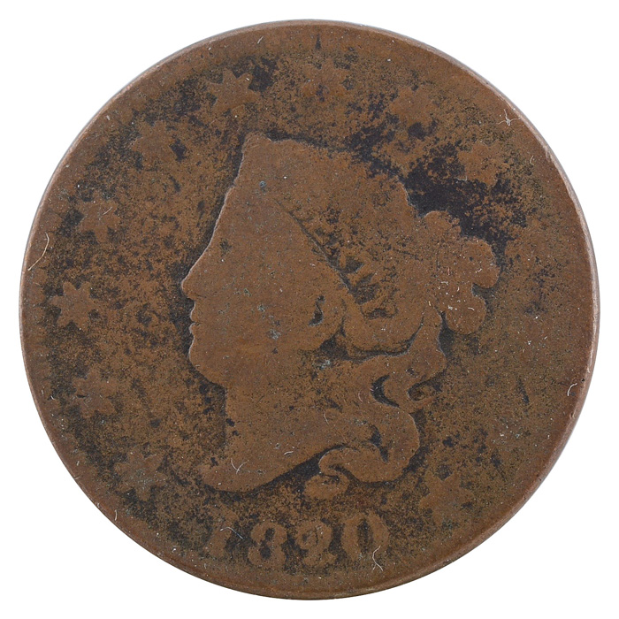 1820 Coronet Head Large Cent