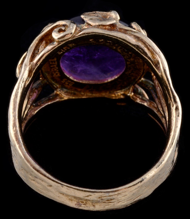 Ornate Amethyst Ring