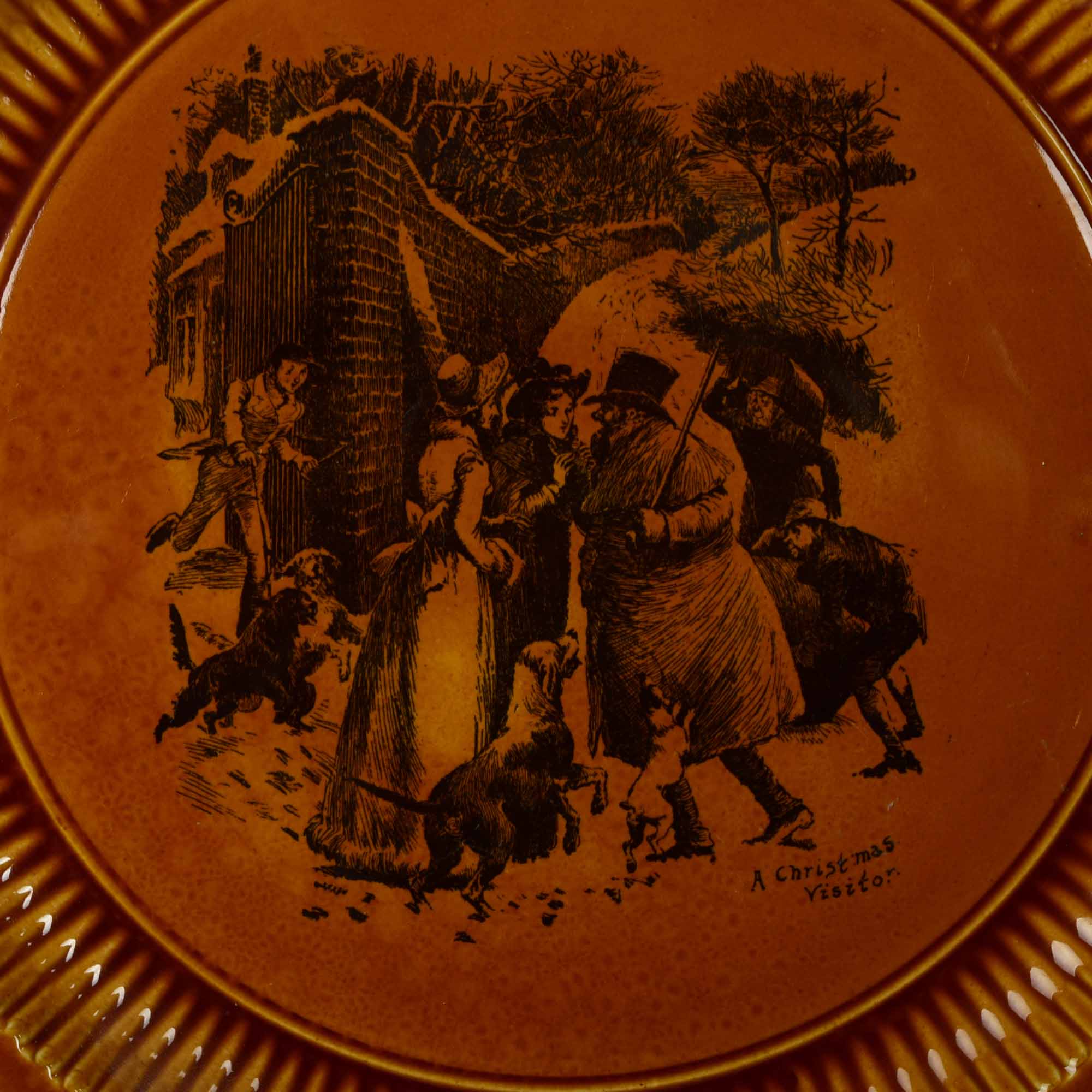 Antique Ridgeway Pottery Scenes from Coaching Days and Coaching Ways Series Plate