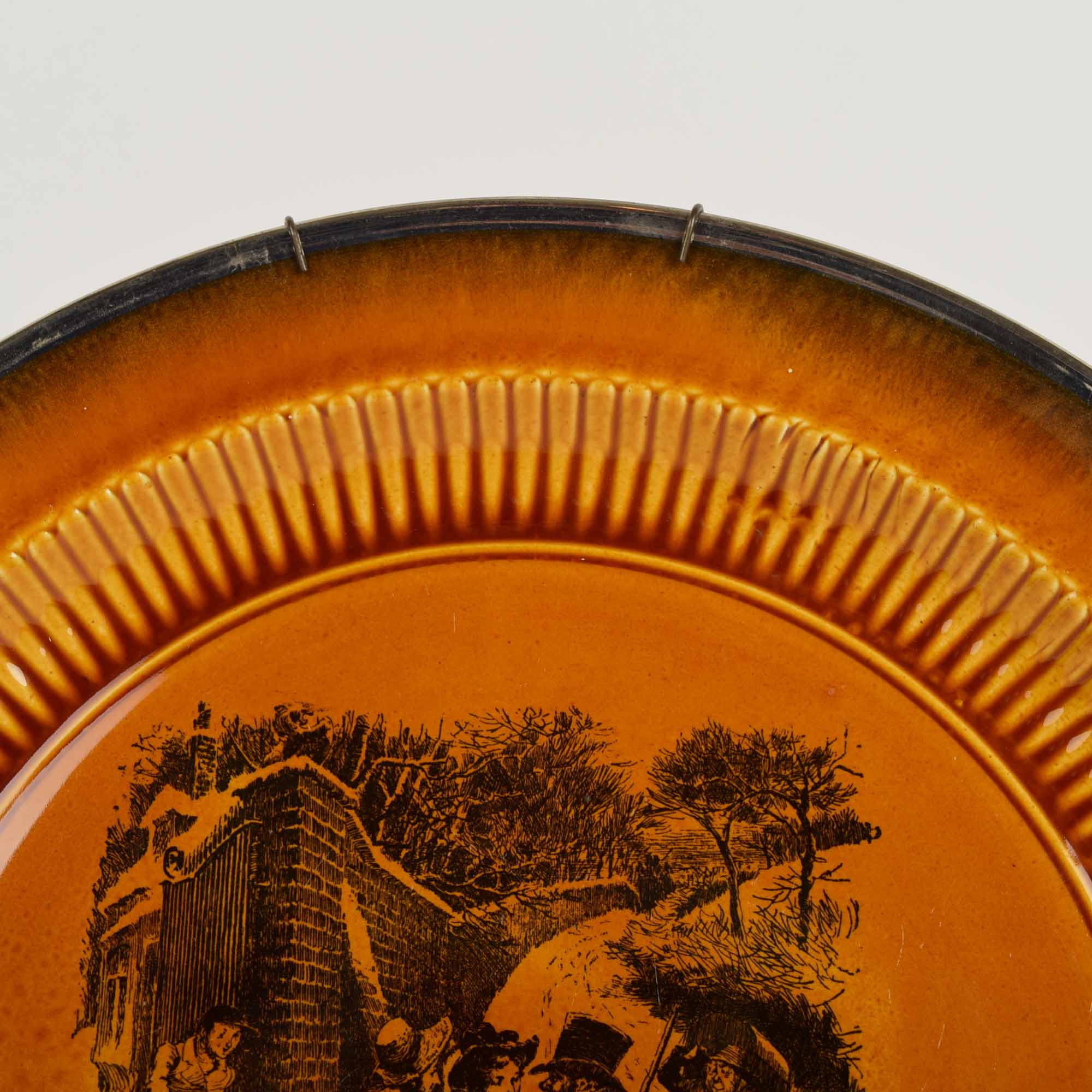 Antique Ridgeway Pottery Scenes from Coaching Days and Coaching Ways Series Plate