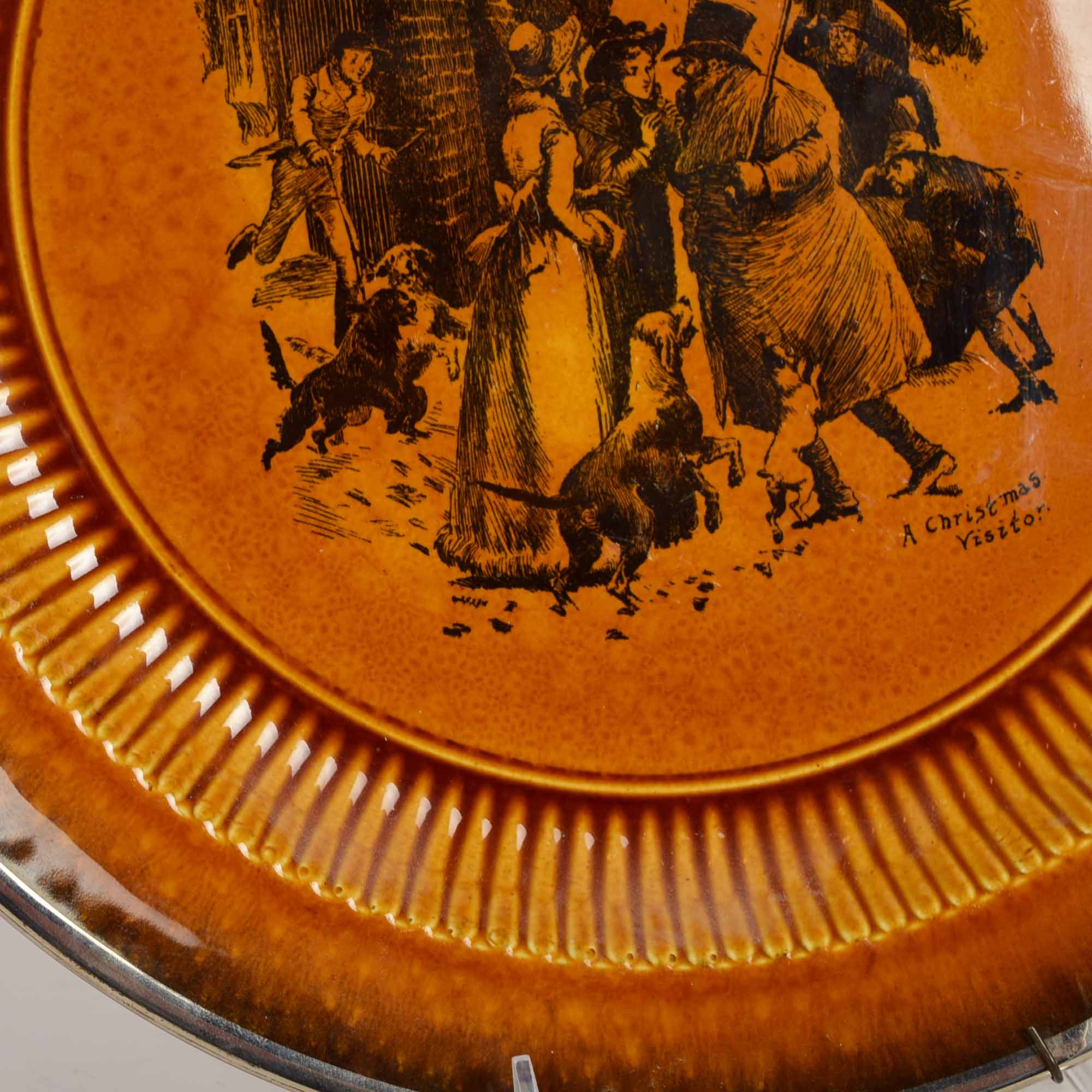 Antique Ridgeway Pottery Scenes from Coaching Days and Coaching Ways Series Plate
