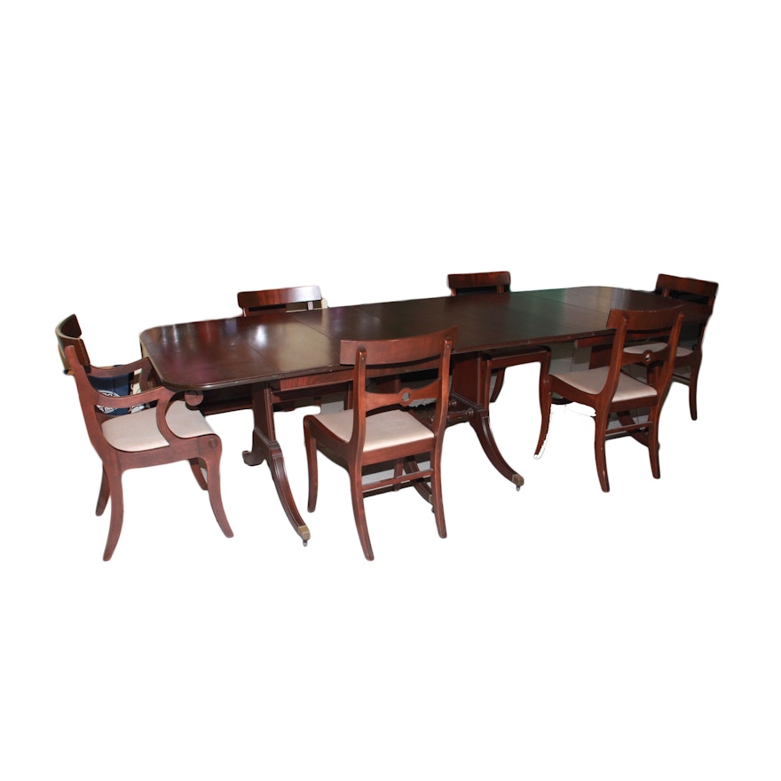 Early 20th Century Duncan Phyfe Style Dining Room Set