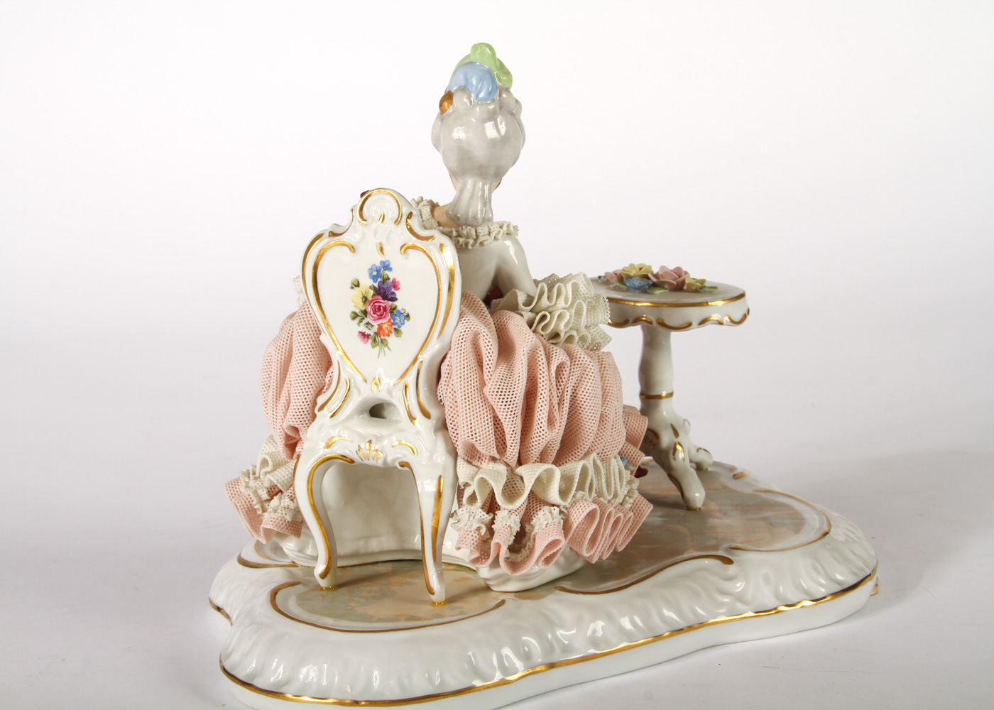 Dresden Lace Porcelain Figurine