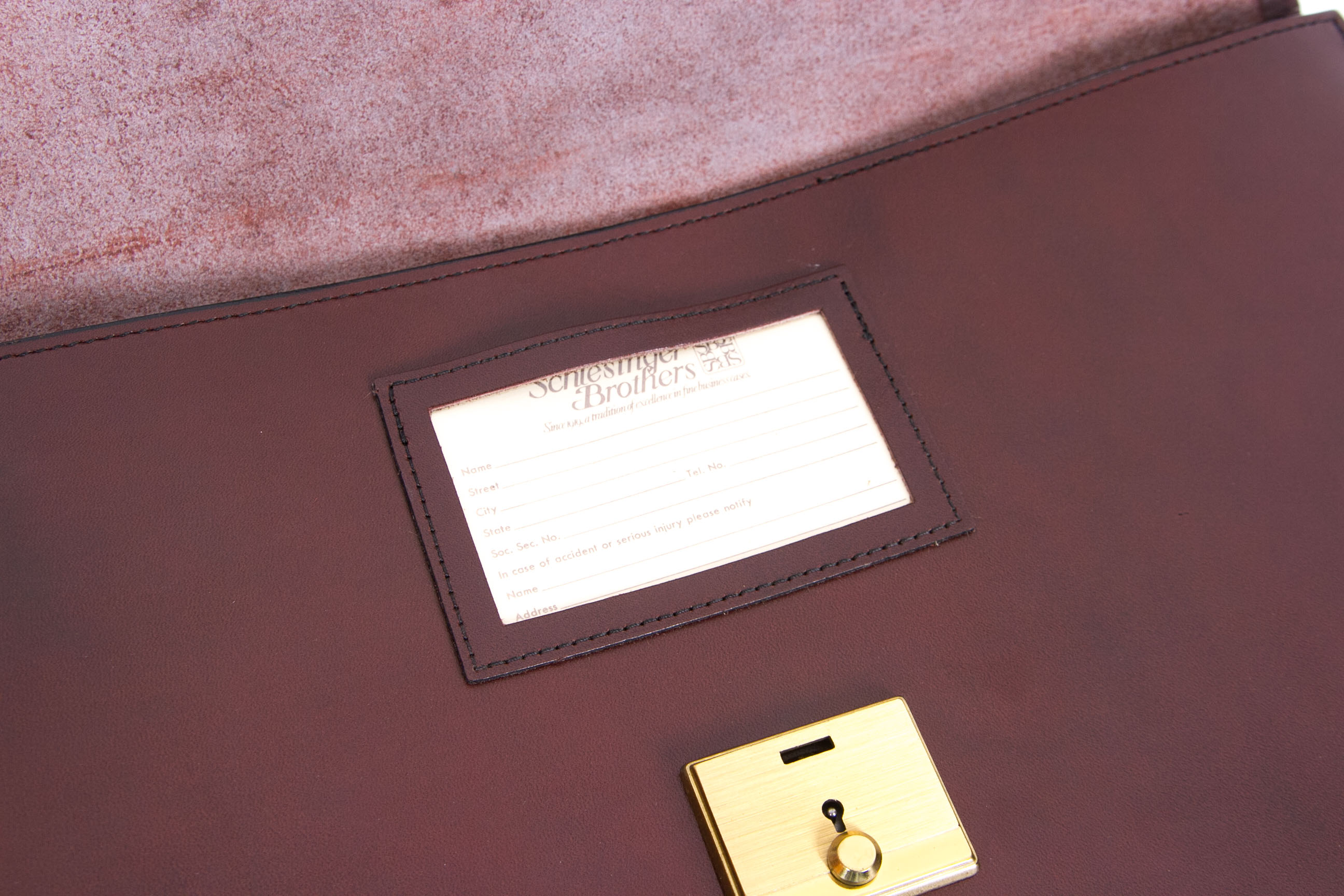 Schlesinger Leather Briefcase