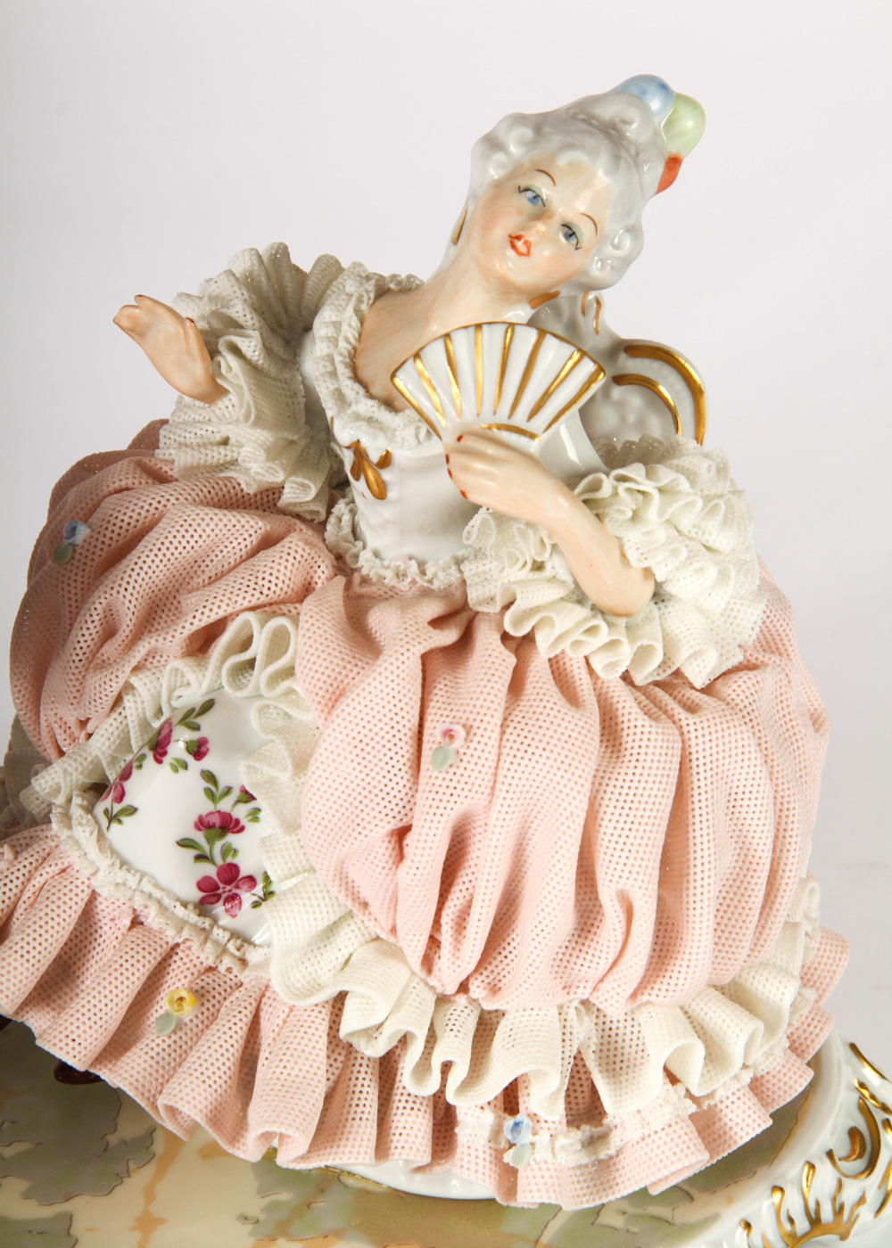Dresden Lace Porcelain Figurine