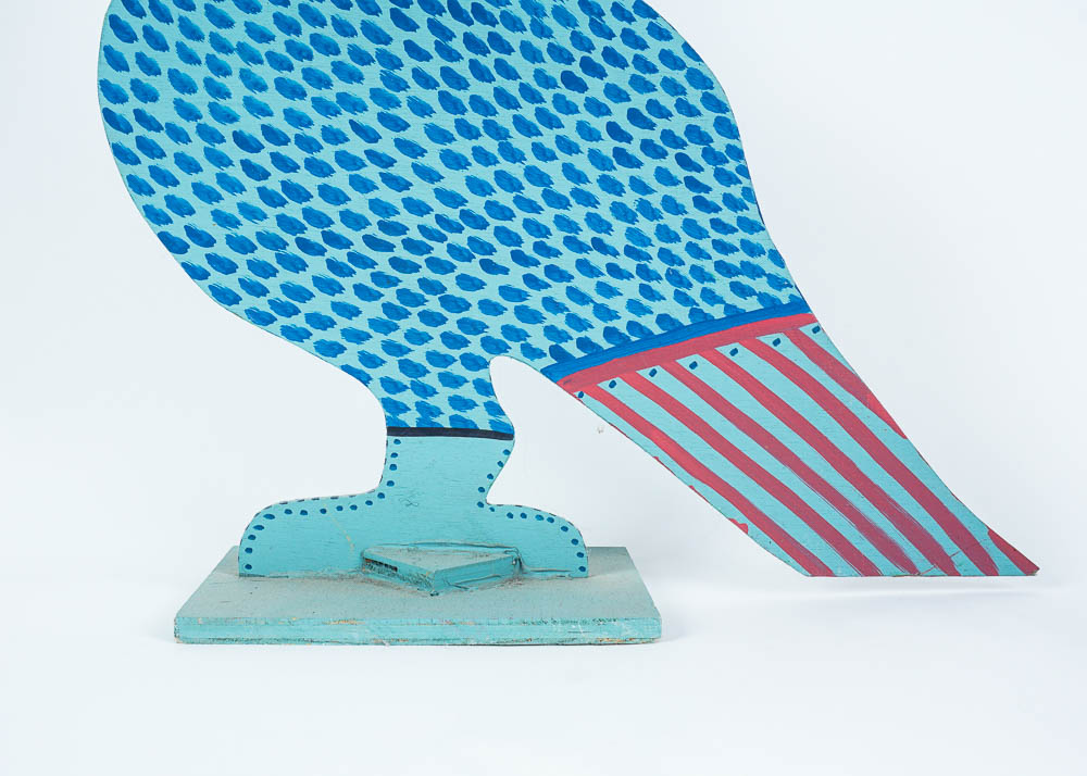 Folk Art Wooden Roosters by Marvin Finn