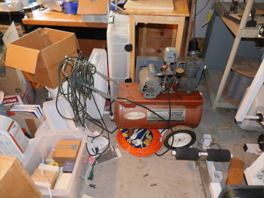 Vintage Sears Air Compressor Paint Sprayer