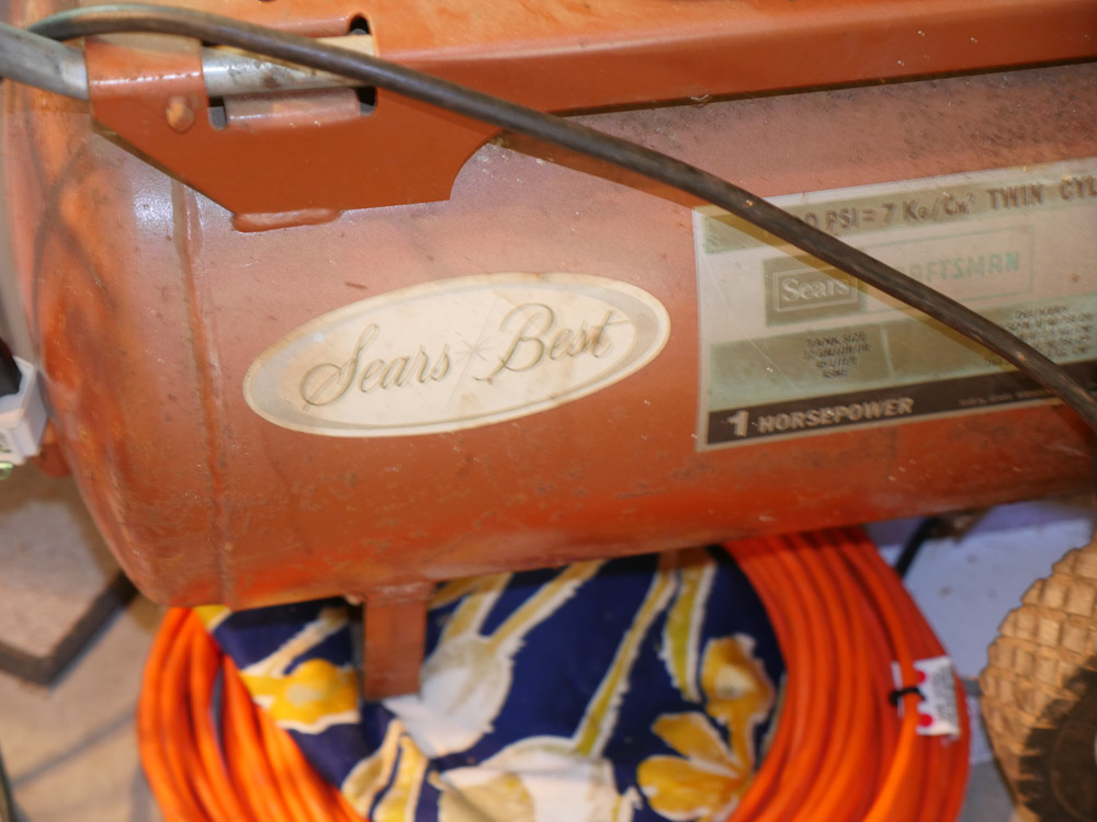 Vintage Sears Air Compressor Paint Sprayer