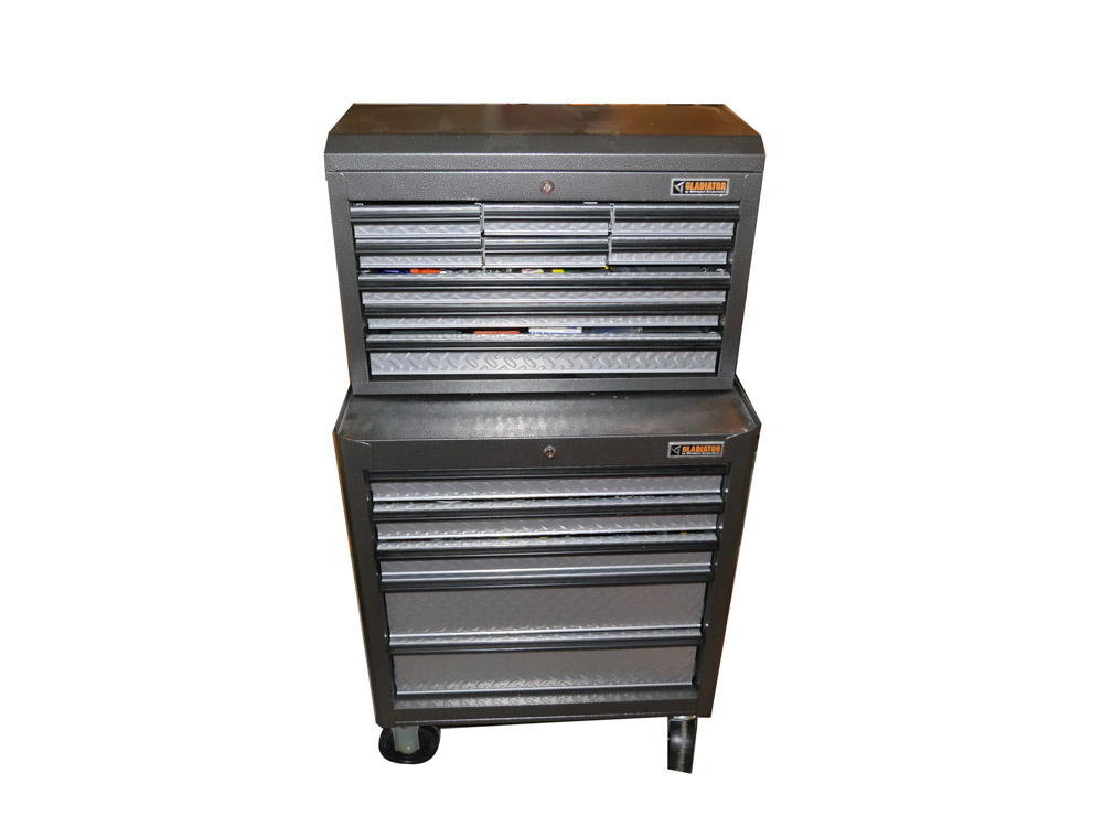 Gladiator Rolling Tool Box and Tools