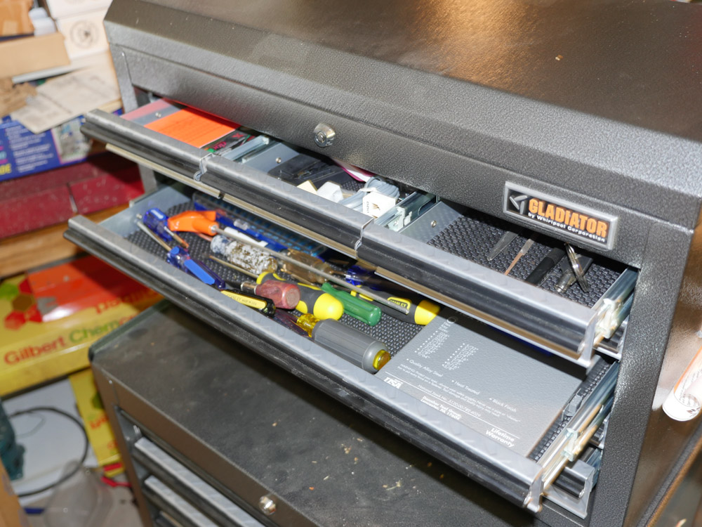 Gladiator Rolling Tool Box and Tools