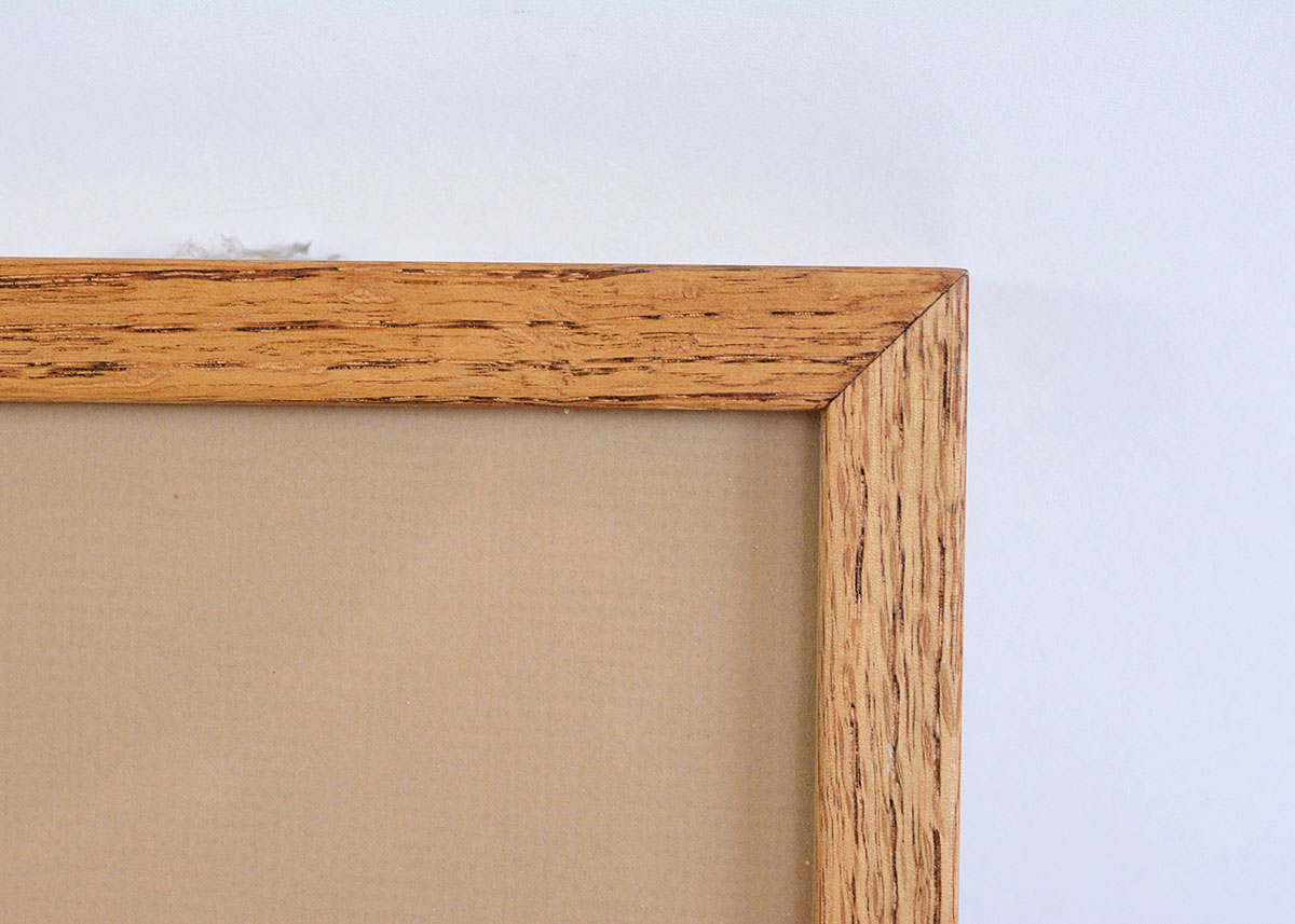 Framed Vintage Watercolor Painting of an Interior Scene