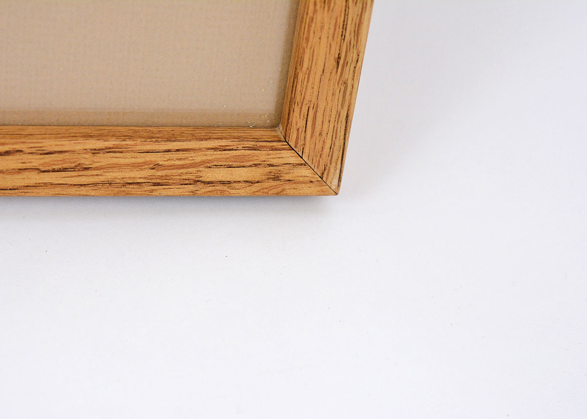 Framed Vintage Watercolor Painting of an Interior Scene