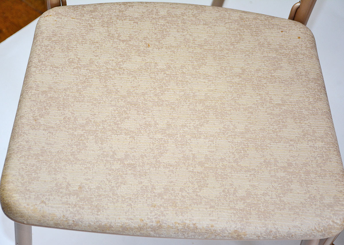 1950s Cosco Folding Table and Three Chairs