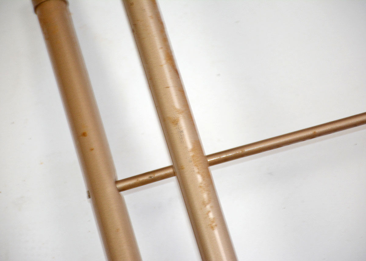 1950s Cosco Folding Table and Three Chairs