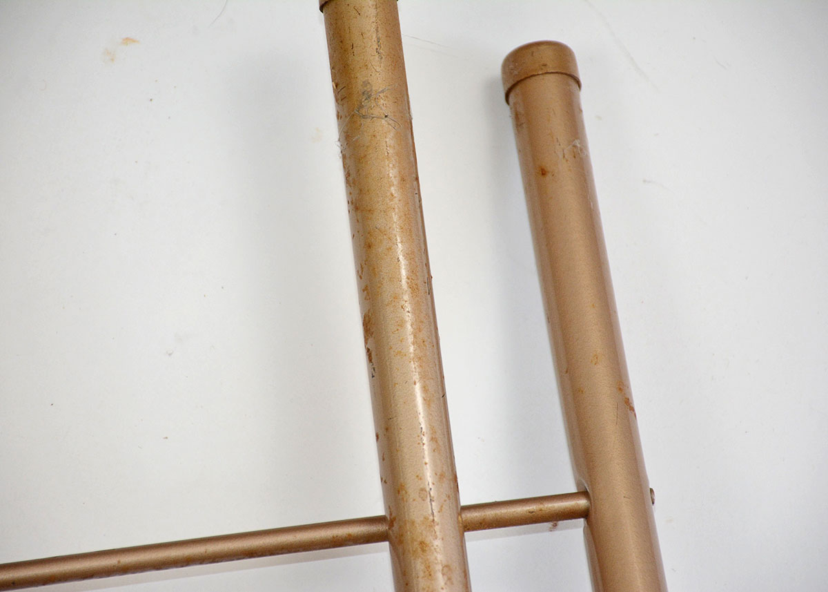 1950s Cosco Folding Table and Three Chairs