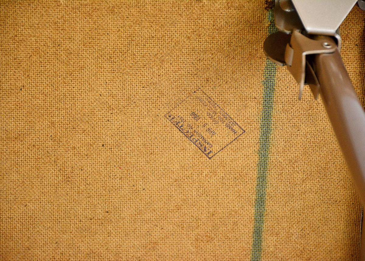 1950s Cosco Folding Table and Three Chairs