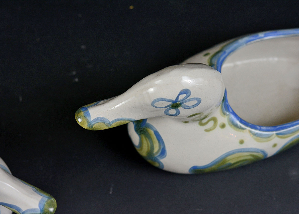 Pair of Louisville Stoneware Duck Planters