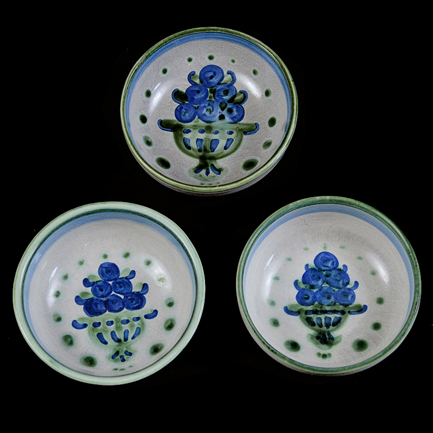 M.A. Hadley Pottery "Bouquet" Cereal Bowl