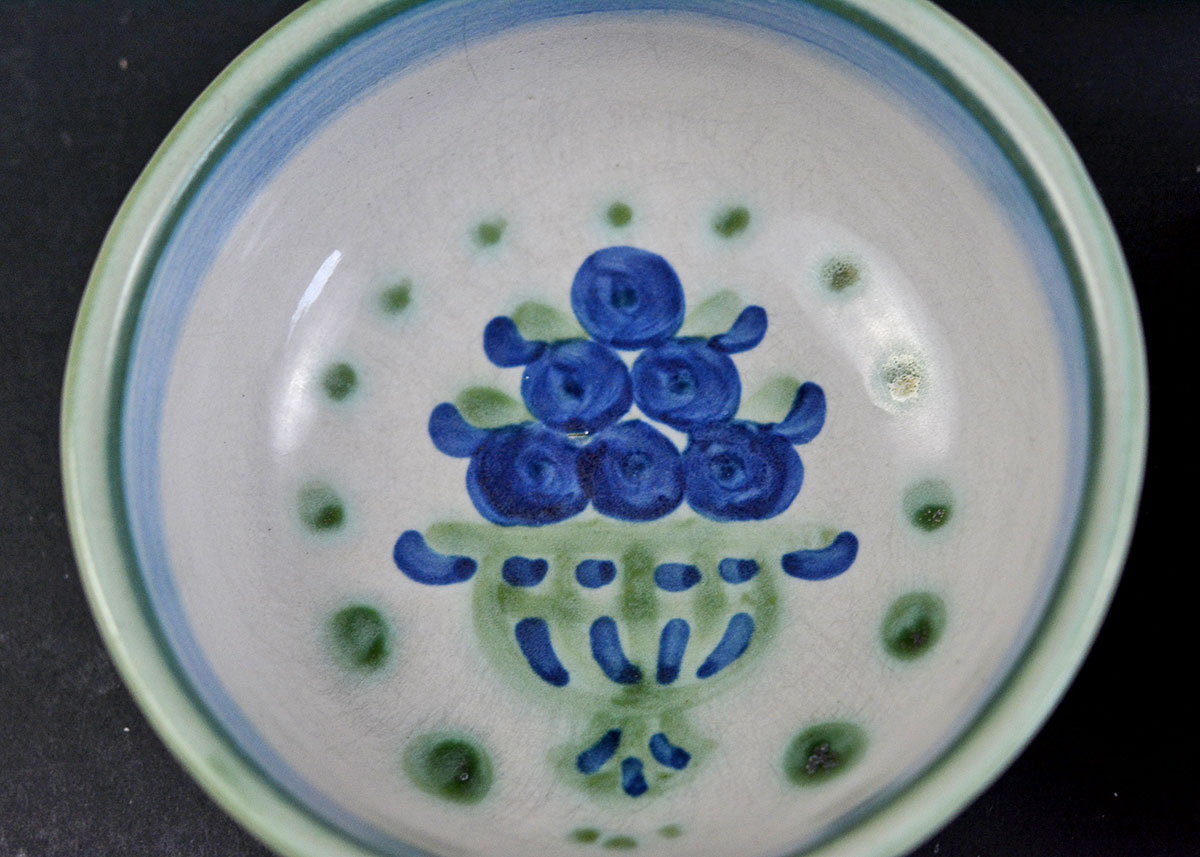 M.A. Hadley Pottery "Bouquet" Cereal Bowl