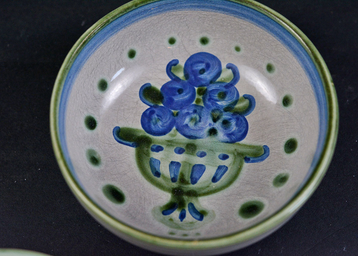 M.A. Hadley Pottery "Bouquet" Cereal Bowl