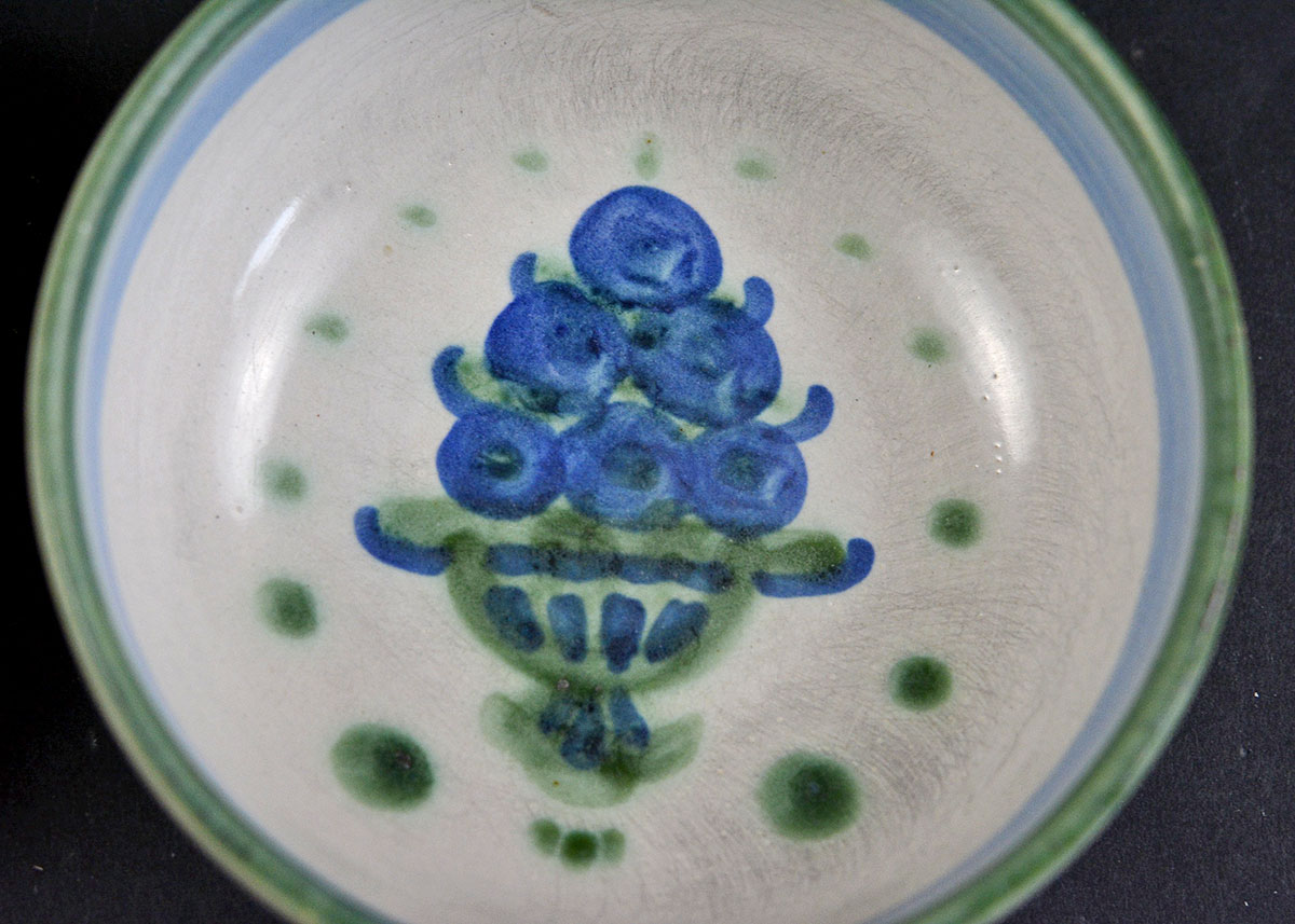 M.A. Hadley Pottery "Bouquet" Cereal Bowl