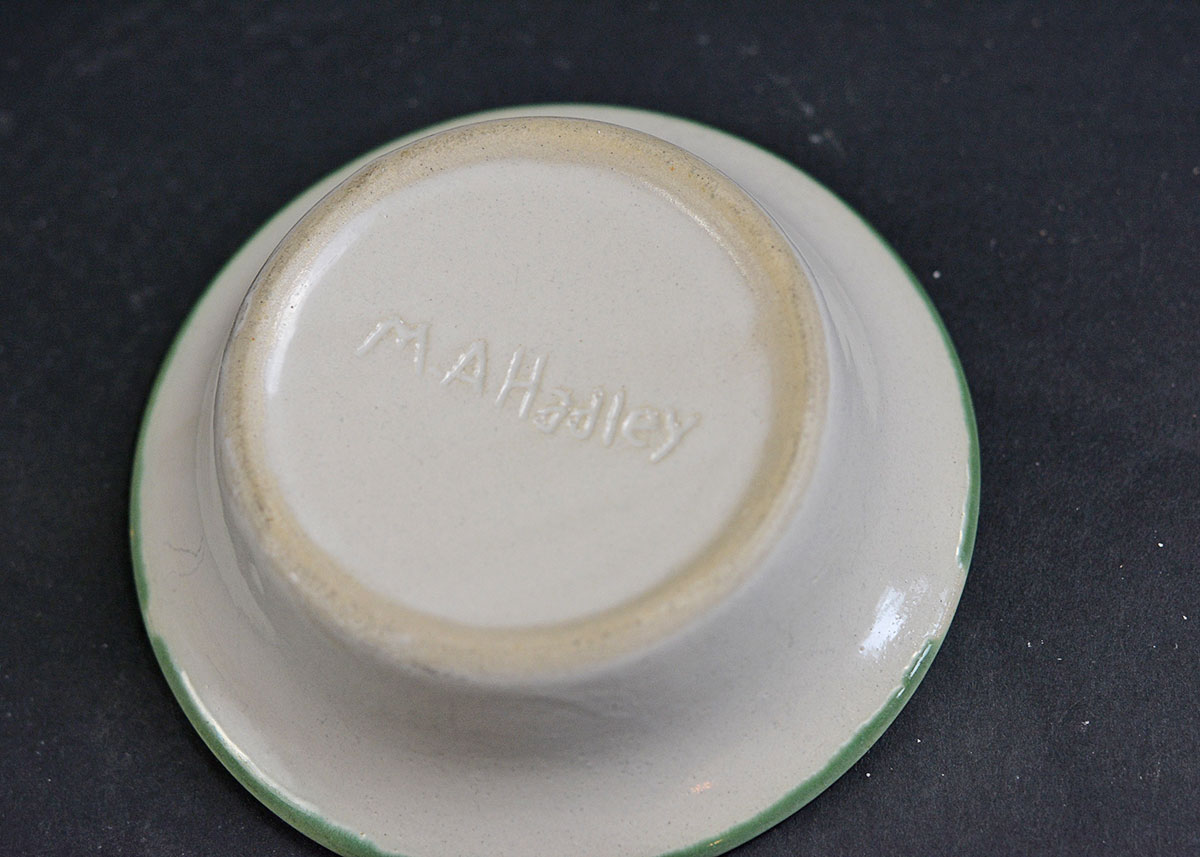 M.A. Hadley Pottery "Bouquet" Fruit Bowls