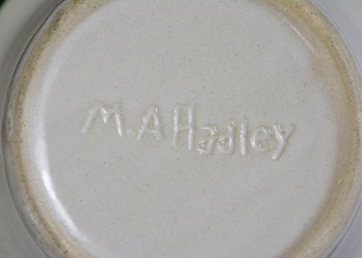 M.A. Hadley Pottery "Bouquet" Fruit Bowls