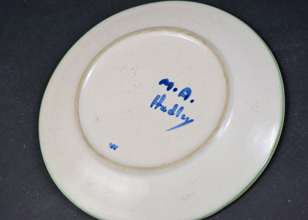 M.A. Hadley Pottery "Bouquet" Salad Plates