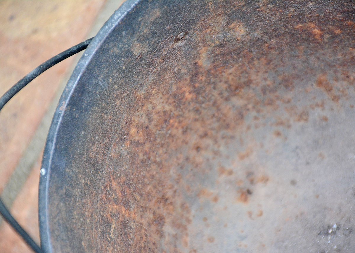 Vintage Cast Iron Cauldron