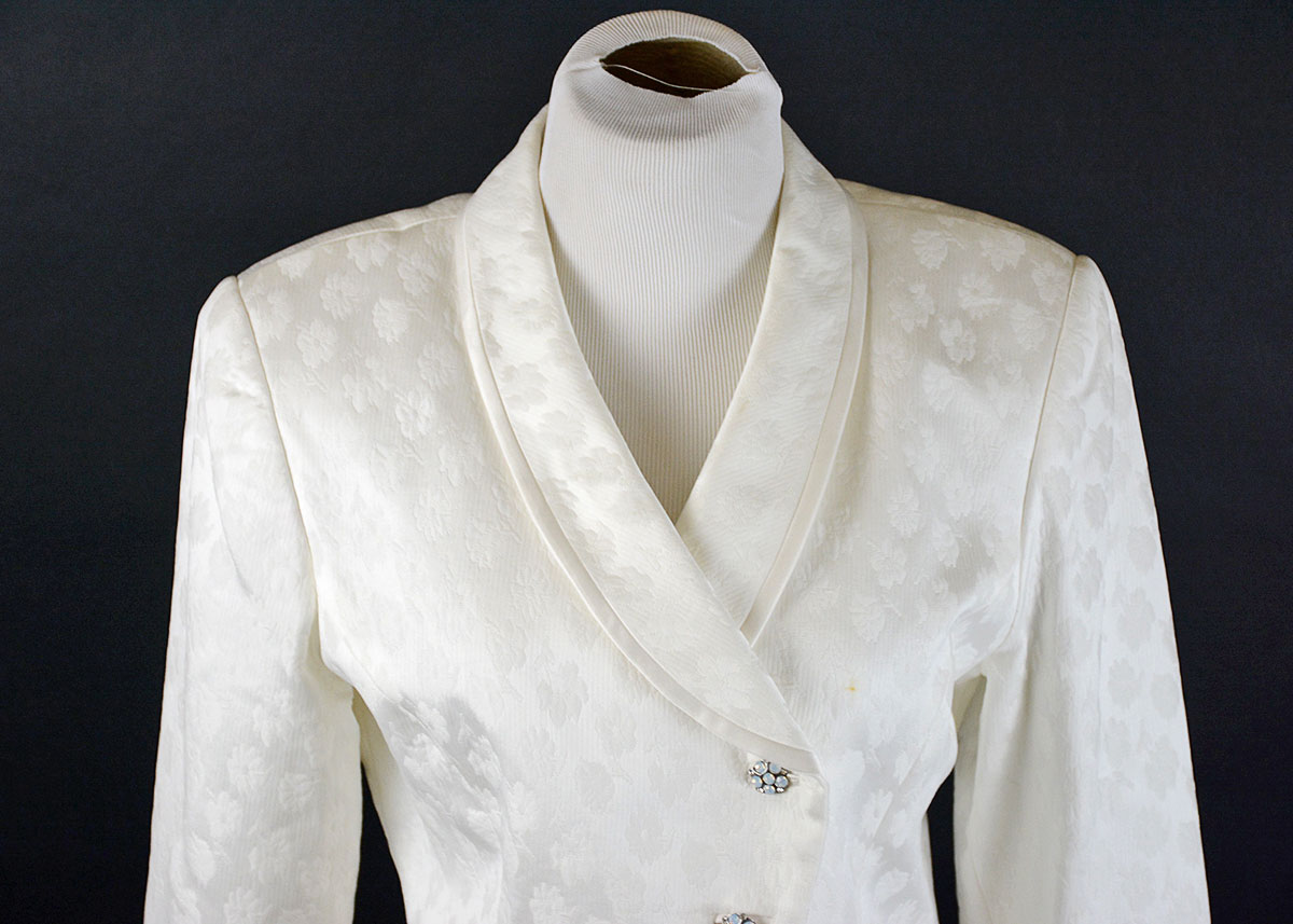Ivory Albert Nipon Suit