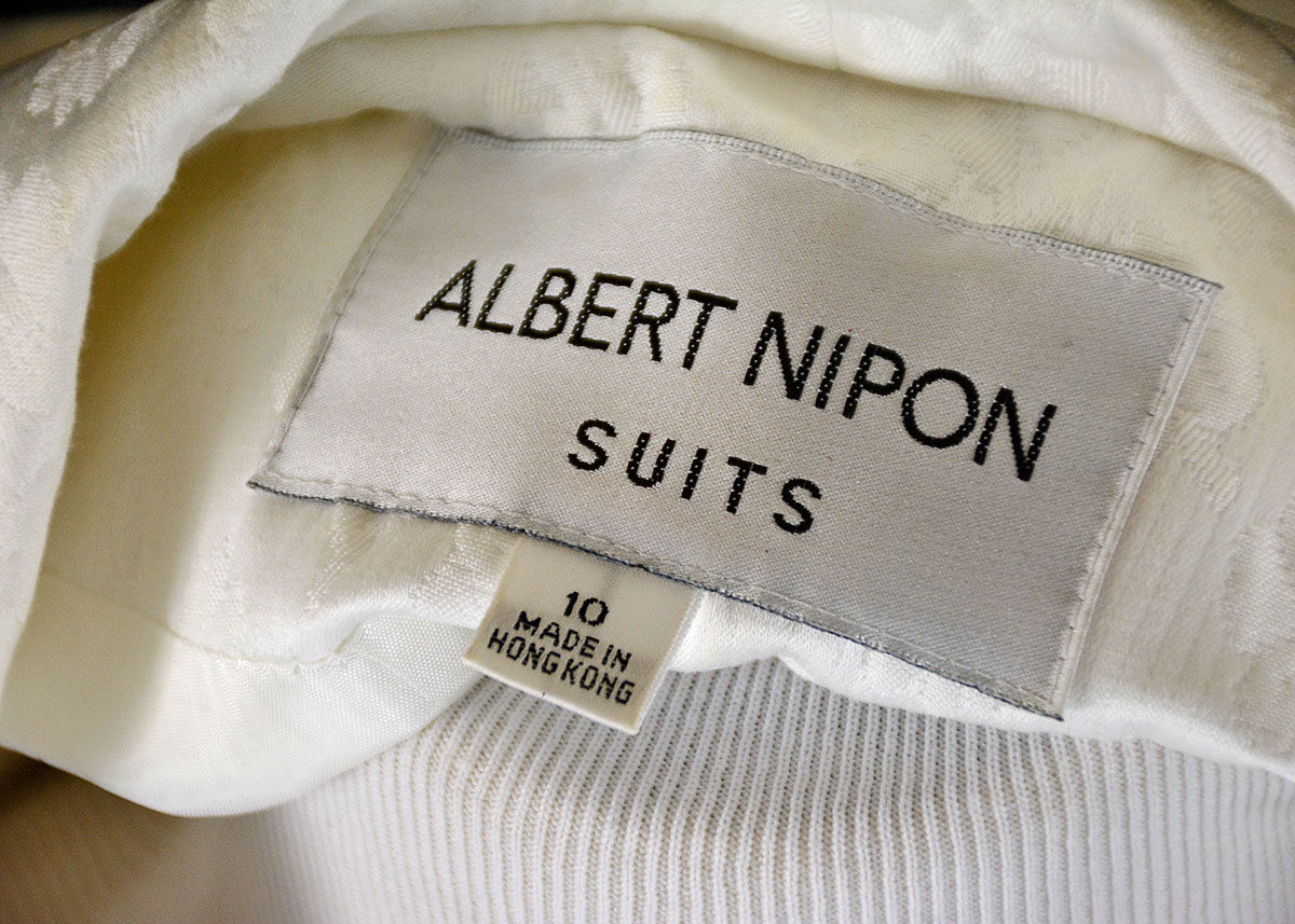 Ivory Albert Nipon Suit