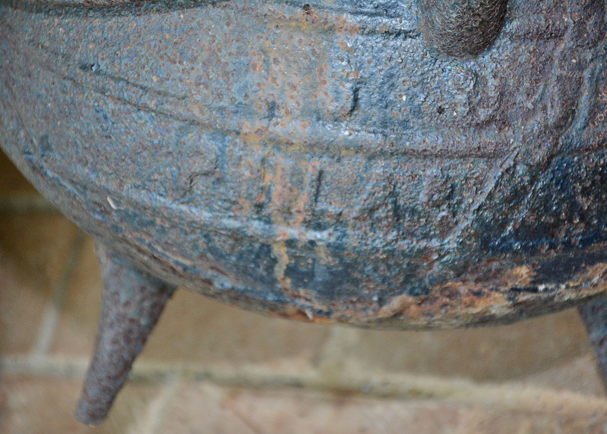 Vintage Cast Iron Cauldron