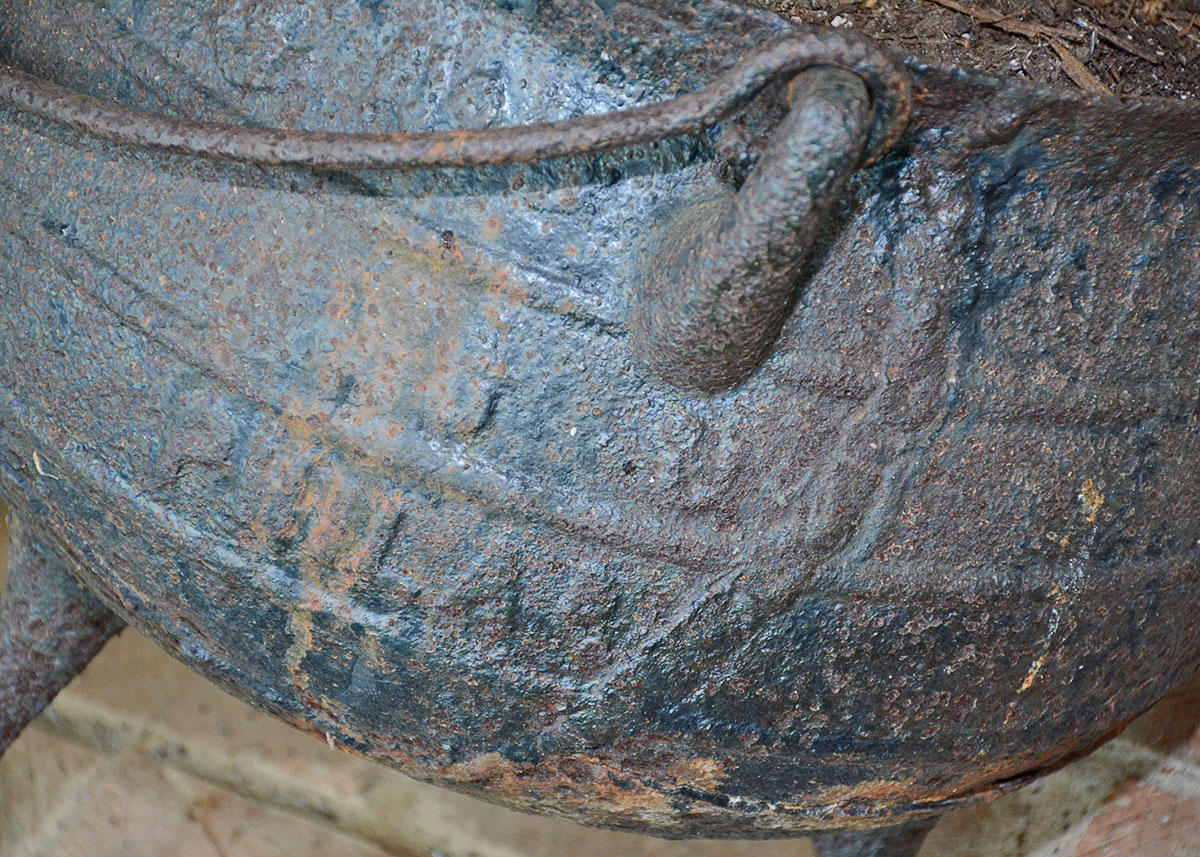 Vintage Cast Iron Cauldron