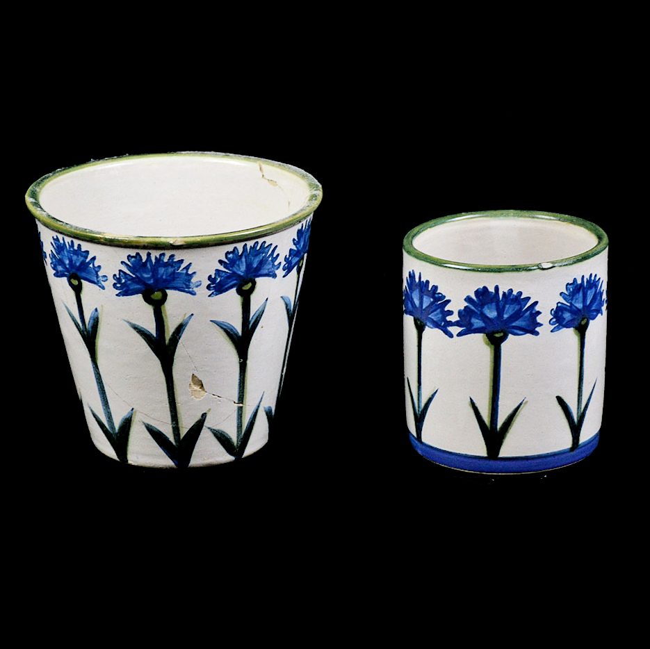 Four Vintage Louisville Stoneware Planters