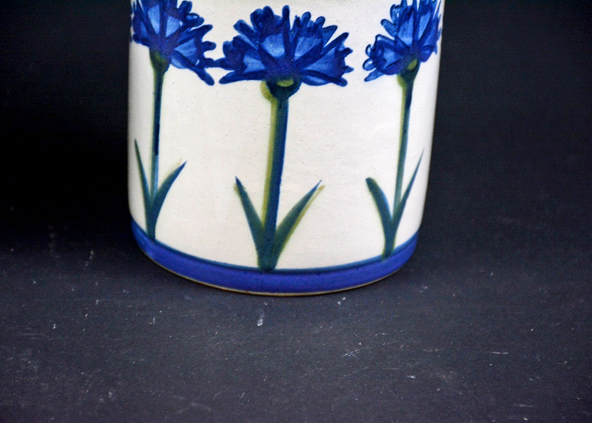 Four Vintage Louisville Stoneware Planters