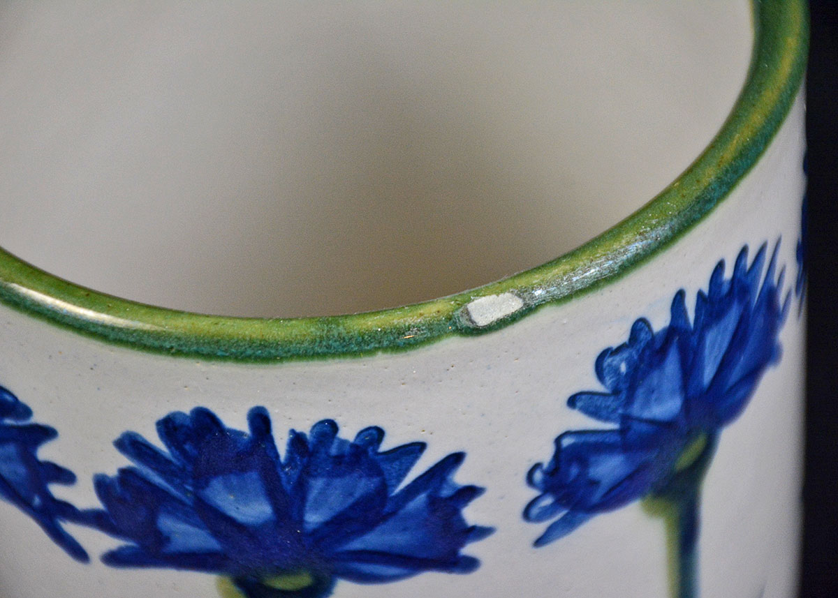 Four Vintage Louisville Stoneware Planters