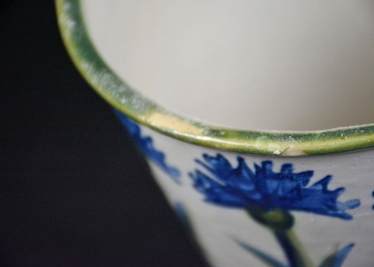 Four Vintage Louisville Stoneware Planters